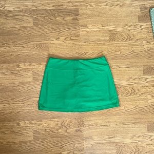 Nike green tennis skirt
